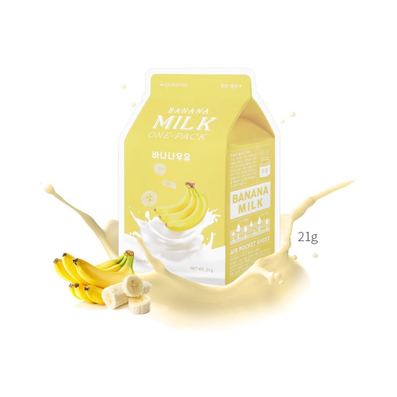 A'PIEUA'PIEU Milk One-Pack Face Mask 21g (Banana)