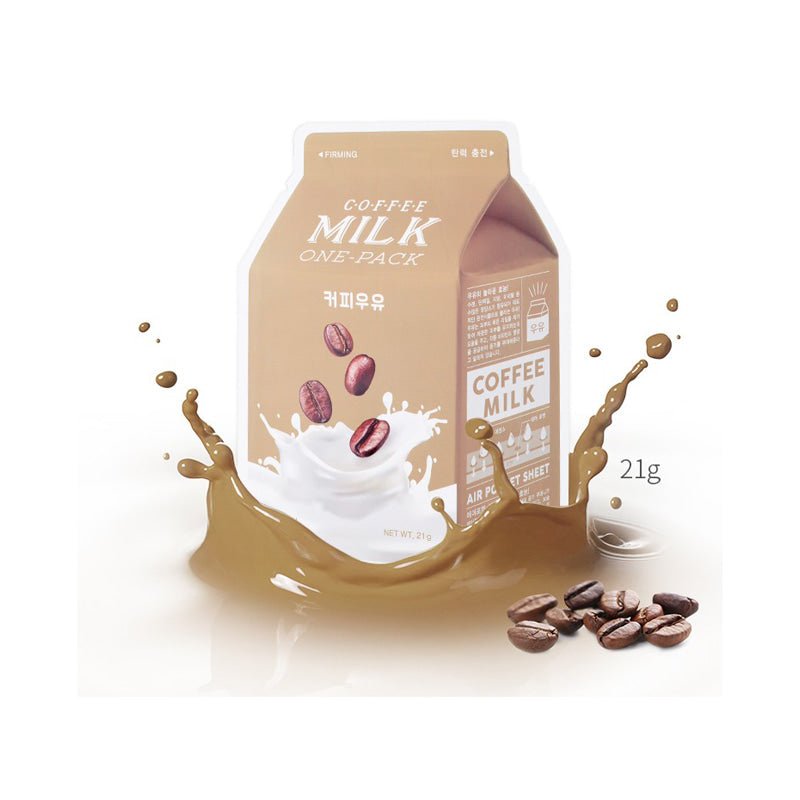 A'PIEUA'PIEU Milk One-Pack Face Mask 21g (Coffee)