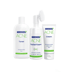 Novaclear Novaclear Acne Kit (Facial Foam 100ML,Toner 150ML ,Cream 40ML)