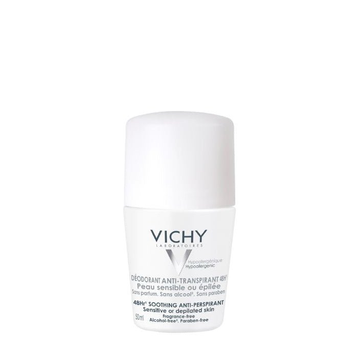 Vichy Vichy Soothing Anti-Perspirant Roll-On Deodorant for Sensitive Skin 50ml