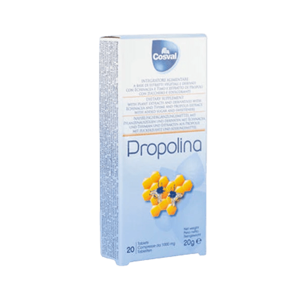  Cosval Cosval Propolina Oropharyngeal soothing 20 Tablets