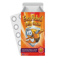 EasyVitEasyVit Easy Fish Oil Beta Glucan 30 Chewable Gel Tablets